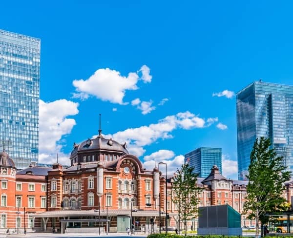 東京駅から徒歩3分の好立地。エグゼクティブラウンジをご用意